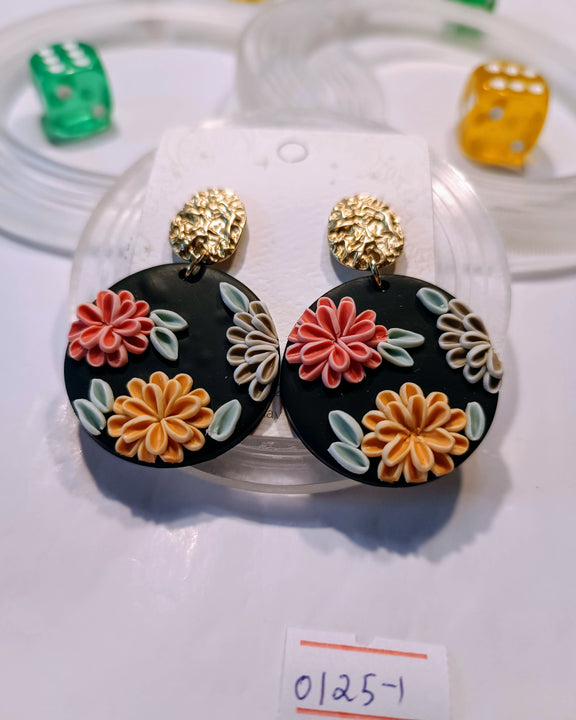 Handcrafted Floral Earrings